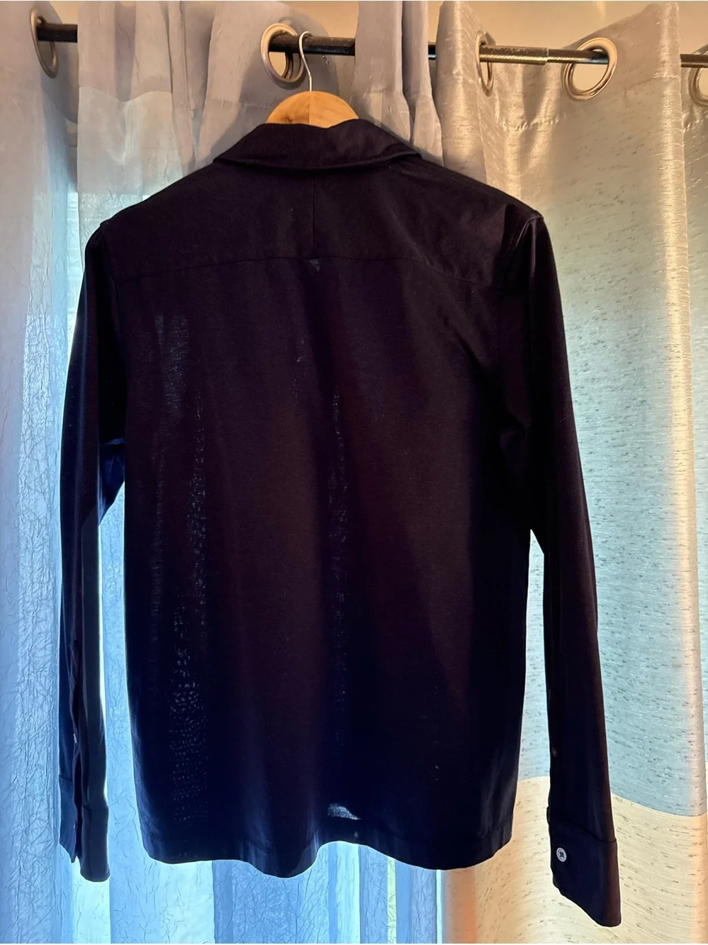 Banana Republic Navy Casual Button-Down Shirt